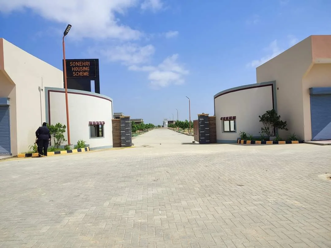 The entrance gate of Sonehri Housing Scheme